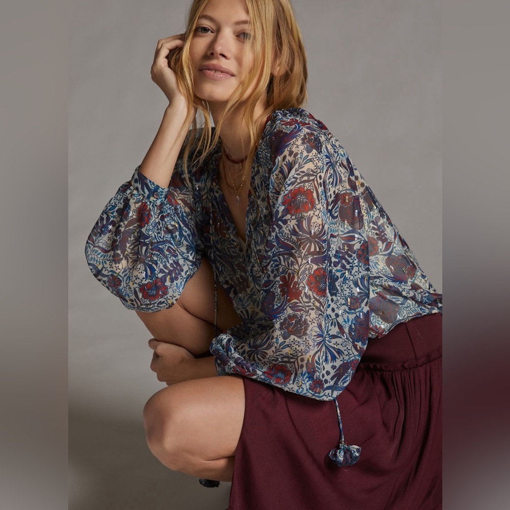 Let Me Be Puff-Sleeved Blouse